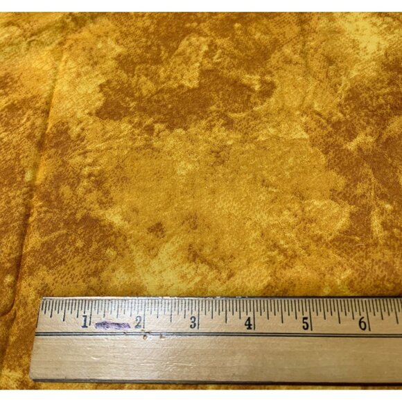 Marbled Yellow Washart Texture Fabric By SSI 19" x 44" Cotton Quilting Sewing - Picture 2 of 6